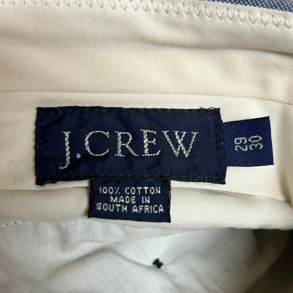 J Crew Pants Mens Slacks Chinos 29x30 Blue Flat Front Cotton